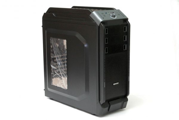 Корпус GMC Titan Black, USB 3.0, 120mm LED x1, 120mm led front Fan, 120mm rear/120mm top Fan, acryl side panel, 3-7 x SSD, 4x HDD, w/o PSU, ATX
