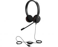 Проводная гарнитура Jabra Evolve 20 MS Stereo черный