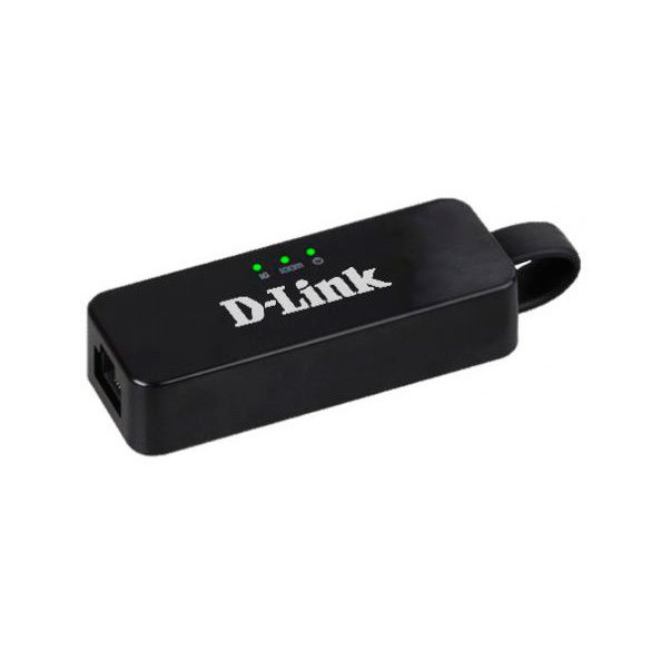 Сетевой адаптер D-link DUB-2312 Gigabit Ethernet USB Type-C, черный